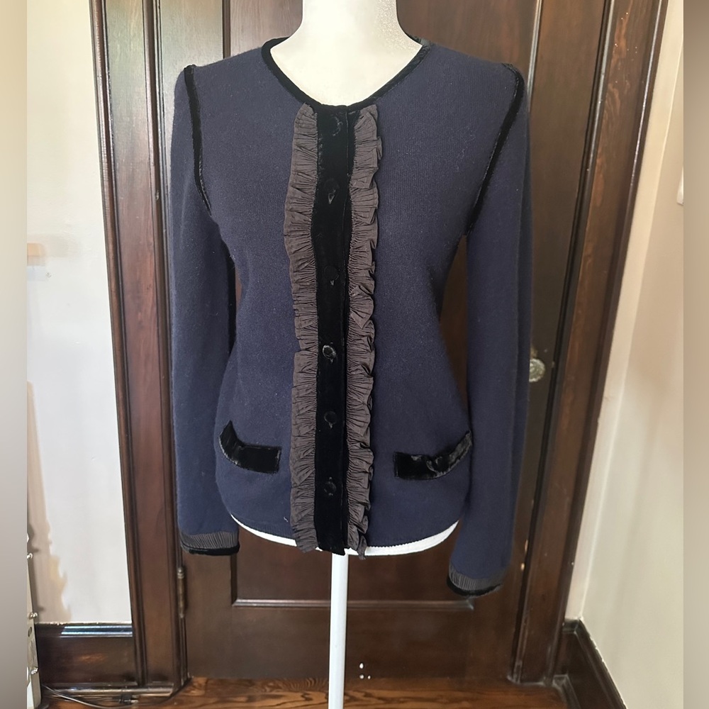 Navy Marc Jacobs Cashmere Sweater, M